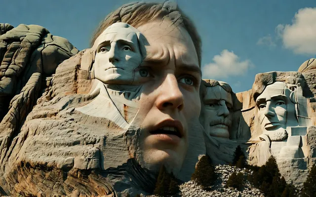 Mount Rushmore 换脸